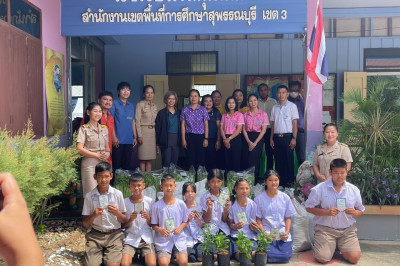 ร่วมลงพื้นที่ติดตามผลการดำเนินงานและสนับสนุนปัจจัยการผลิตในโครงการเกษตรเพื่ออาหารกลางวันตามแนวพระราชดำริ ... พารามิเตอร์รูปภาพ 1