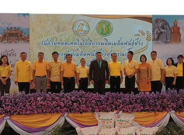 ร่วมงานวันถ่ายทอดเทคโนโลยีการผลิตเมล็ดพันธุ์ข้าวของศูนย์เมล็ดพันธุ์ข้าวสุพรรณบุรี ... พารามิเตอร์รูปภาพ 6