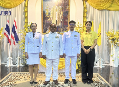 ร่วมพิธีสวดพระพุทธมนต์และพิธีทำบุญตักบาตร ... พารามิเตอร์รูปภาพ 1