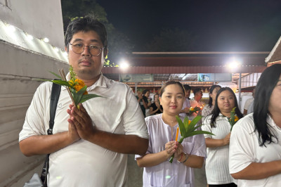 ร่วมพิธีเวียนเทียน เนื่องในวันมาฆบูชา ประจำปี พ.ศ. 2568 พารามิเตอร์รูปภาพ 1
