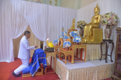 ร่วมพิธีบำเพ็ญกุศลทักษิณานุประทานอุทิศถวายพระราชกุศลแด่สมเด็จพระนางเจ้าสิริกิติ์ พระบรมราชินีนาถฯ ... พารามิเตอร์รูปภาพ 1