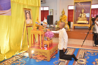ร่วมพิธีเจริญพระพุทธมนต์ เจริญจิตตภาวนาในกิจกรรม ... พารามิเตอร์รูปภาพ 1