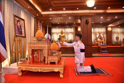 ร่วมพิธีเจริญพระพุทธมนต์เฉลิมพระเกียรติพระเจ้าวรวงศ์เธอ ... พารามิเตอร์รูปภาพ 1