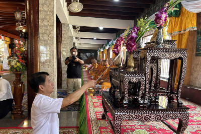 ร่วมพิธีเจริญพระพุทธมนต์บำเพ็ญกุศลทักษิณานุปทานแก่ผู้วายชนม์ในเหตุการณ์โรงงานพลุระเบิด ... พารามิเตอร์รูปภาพ 1