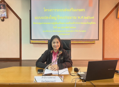 จัดโครงการระบบส่งเสริมเกษตรแบบแปลงใหญ่ ปีงบประมาณ พ.ศ. 2567 พารามิเตอร์รูปภาพ 1